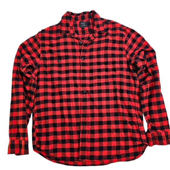 J Crew Flannel Shirt - Picture 1 of 3